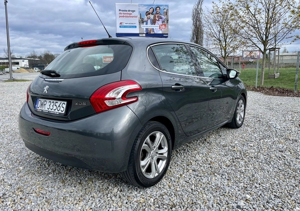 Peugeot 208 cena 29990 przebieg: 161000, rok produkcji 2013 z Szczytno małe 379